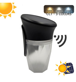 Solcellevegglys COFFEE 200Lm med Bevegelsessensor - CCT - IP54