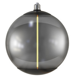 Lâmpada LED de Filamento em Vidro Fumê BIG - 4W E27 - G250 - Âmbar