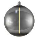 LED-Filamentlampa med Rökt Glas BIG - 4W E27 - G250 - Bärnsten