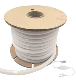 LED Circular Neon - 360º Flexible - 220V - Coil 20m 16mm - 8W/M