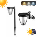 Solar wall light with 3X1 - 200Lm - CCT - IP54