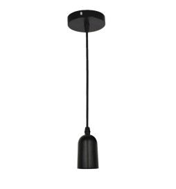 Lampadario a sospensione - VINTAGE NERO - per E27