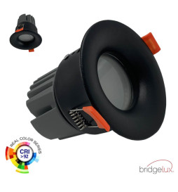 15W LED Circular Downlight - CURVE - BLACK - CRI+92 - IP65 - UGR13