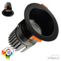 Encastré LED CIRCULAIRE 15W  - NOIR - CRI+92 - UGR13