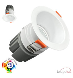 15W LED Circular Downlight - WHITE - CRI+92 - UGR13