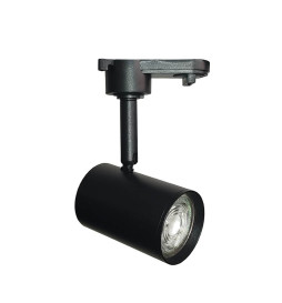 Foco carril LED 8W Monofásico - NEGRO - 24º - HIGH LUMEN 165Lm/W