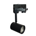 Spot Rail LED 8W Triphasé - NOIR - 24º - HAUT LUMEN 165Lm/W