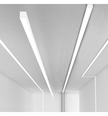 Lineær lampe - overfladeloft - MÜNCHEN HVID  - 0,5 m - 1 m - 1,5 m - 2 m - IP54 - Dæmpbar