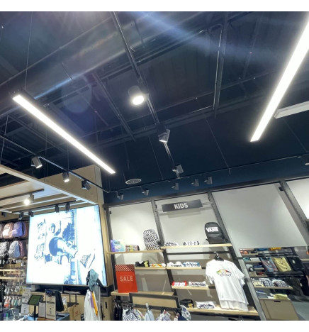 Lineær lampe - vedhæng - MÜNCHEN SORT - 0,5 m - 1 m - 1,5 m - 2 m - IP20
