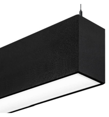 Lineær lampe - vedhæng - MÜNCHEN SORT - 0,5 m - 1 m - 1,5 m - 2 m - IP20