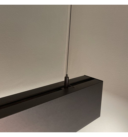 Lineær lampe - vedhæng - MÜNCHEN SORT - 0,5 m - 1 m - 1,5 m - 2 m - IP20