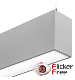 Linearlampe Pendelleuchte - MÜNCHEN SILBER - 0,5 m - 1 m - 1,5 m - 2 m - IP20
