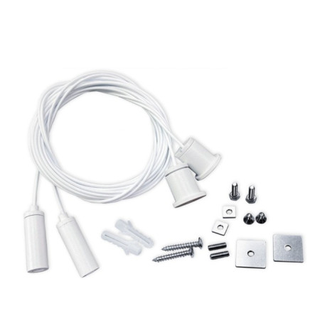 Linearlampe Pendelleuchte - MÜNCHEN WEISS - 0,5 m - 1 m - 1,5 m - 2 m - IP20