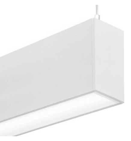 Lâmpada linear Pendente - MUNIQUE BRANCO - 0,5m - 1m - 1,5m - 2m - IP20