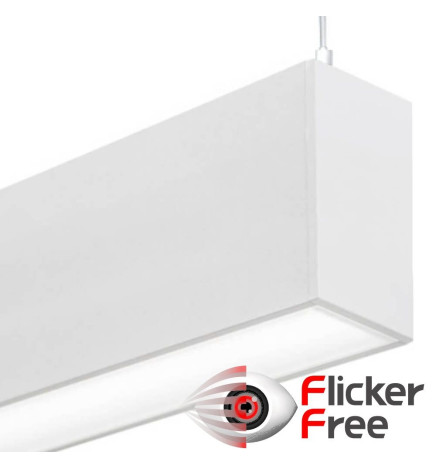 Linearlampe Pendelleuchte - MÜNCHEN WEISS - 0,5 m - 1 m - 1,5 m - 2 m - IP20