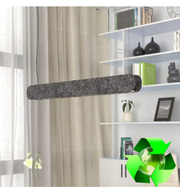 Linear Lamp Pendant LED - Sound Absorbing -  MUTE - 72cm - 128cm - 184cm - IP54 - dimmable