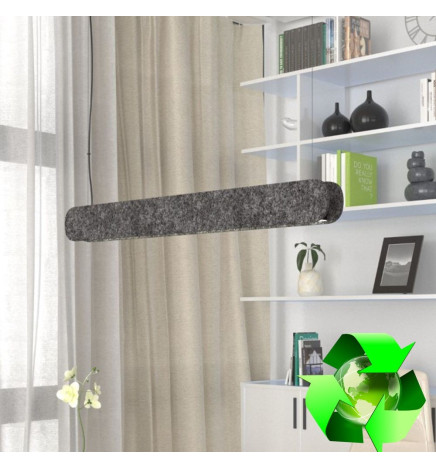 Linear Lamp Pendant LED - Sound Absorbing -  MUTE - 72cm - 128cm - 184cm - IP54 - dimmable