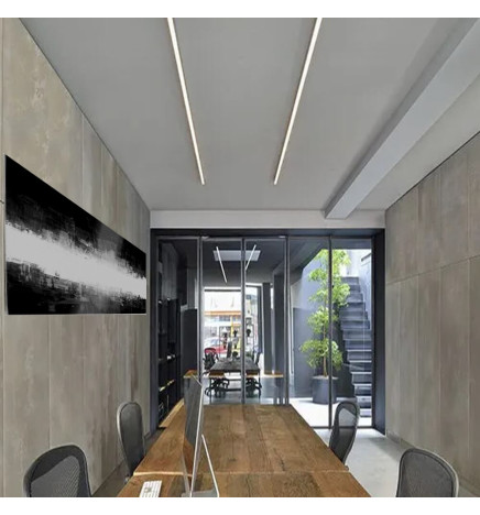 Lineare LED - Deckenaufbauleuchte - MÜNCHEN MINI SCHWARZ - 0,5 m - 1 m - 1,5 m - 2 m - IP54