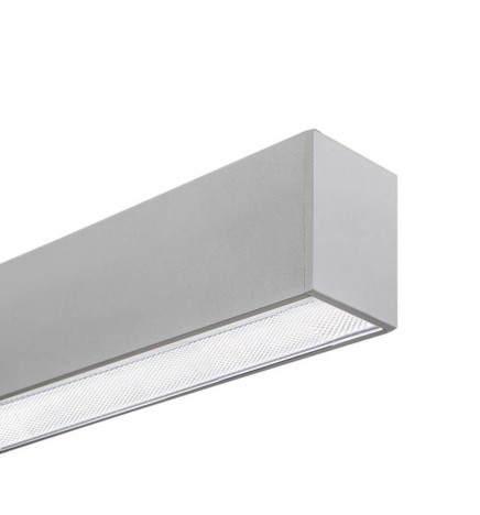 Plafoniera LED lineare - MONACO DI BAVIERA MINIARGENTO - 0.5m - 1m - 1.5m - 2m - IP54