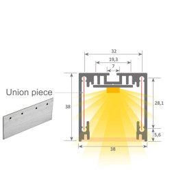 Linearlampe Pendelleuchte - MÜNCHEN MINI - 0,5 m - 1 m - 1,5 m - 2 m - IP65