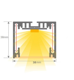 Lampada lineare Sospensione - MUNICH MINI - 0.5m - 1m - 1.5m - 2m - IP65