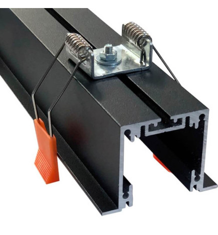 LED Linear luminaire - Recessed -  MOSCOW MINI BLACK - 0.5m - 1m - 1.5m - 2m - IP54