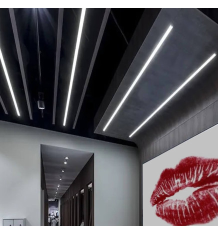 LED Linear luminaire - Recessed -  MOSCOW MINI WHITE  - 0.5m - 1m - 1.5m - 2m - IP54