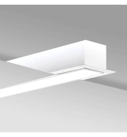 LED Linear luminaire - Recessed -  MOSCOW MINI WHITE  - 0.5m - 1m - 1.5m - 2m - IP54
