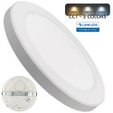 MOSS cirkulær hvid loftslampe 24W justerbar downlight - CCT