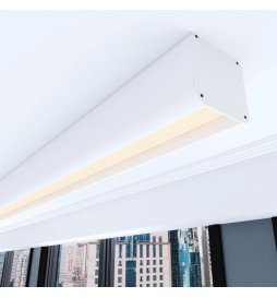 Lineare LED - Deckenaufbauleuchte - ANTONIUS Weiß - 0,5 m - 1m - 1,5m - 2m