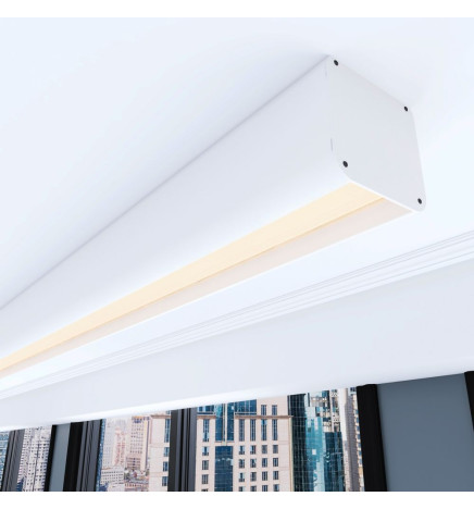 Lineær lampe - overflatetak - ANTHONY Hvit - 0,5m - 1m - 1,5m - 2m
