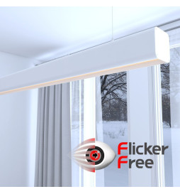 Lâmpada Linear Pendente LED - ANTONIO Branco - 0,5m - 1m - 1,5m - 2m