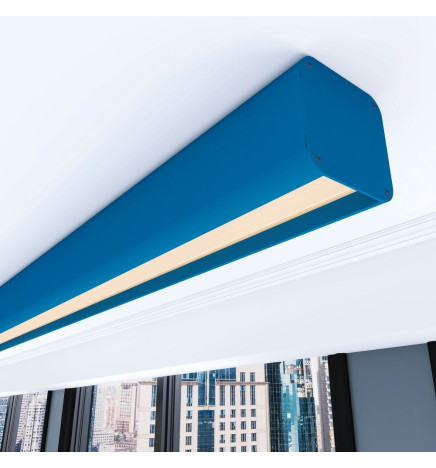 Lineær lampe - overfladeloft - ANTHONY azurblå - 0,5 m - 1m - 1,5m - 2m