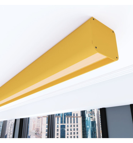 Lineær lampe - overfladeloft - ANTHONY pastelgul - 0,5 m - 1m - 1,5m - 2m