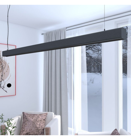 Lineær lampe LED - vedhæng - ANTHONY Sort - 0,5 m - 1m - 1,5m - 2m