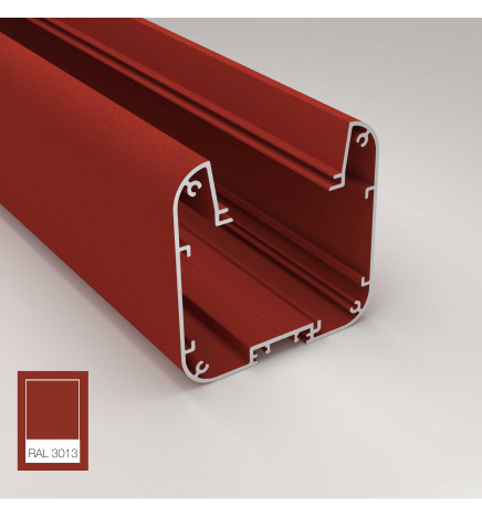 Linear LED Batten - ANTHONY tomato red- 0.5m - 1m - 1.5m - 2m