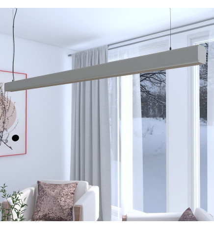 Linjär lampa LED - hängande - ANTHONY stengrå - 0,5 m - 1m - 1,5m - 2m