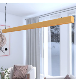 Linear Lamp Pendant LED - ANTHONY stone grey- 0.5m - 1m - 1.5m - 2m