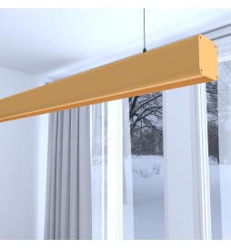 Linear Lamp Pendant LED - ANTHONY stone grey- 0.5m - 1m - 1.5m - 2m