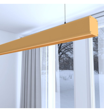 Linear Lamp Pendant LED - ANTHONY stone grey- 0.5m - 1m - 1.5m - 2m