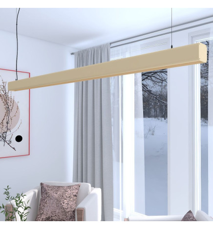 Lampada lineare Sospensione LED - ANTONIO Avorio - 0.5m - 1m - 1.5m - 2m