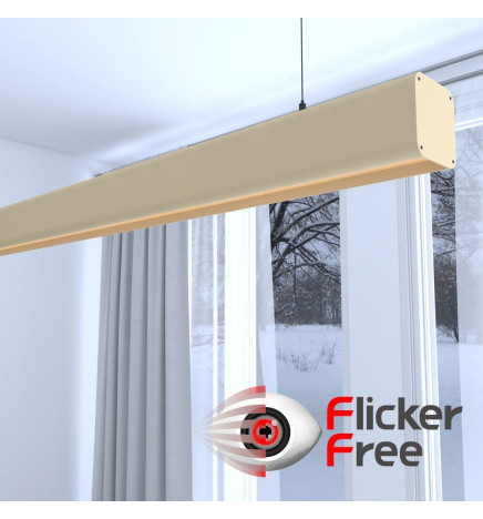 Linearlampe Pendelleuchte LED - ANTONIUS Elfenbein - 0,5 m - 1m - 1,5m - 2m