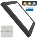 MOSS Sort Firkantet Loftlampe 24W Justerbar Downlight - CCT