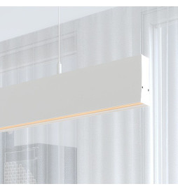 Lâmpada Linear Pendente LED - LOLA Branco - 0,5m - 1m - 1,5m - 2m