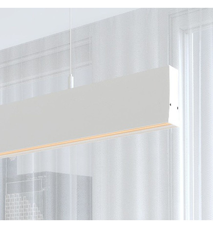 Lâmpada Linear Pendente LED - LOLA Branco - 0,5m - 1m - 1,5m - 2m