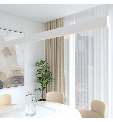 Lampada lineare Sospensione LED - LOLA Bianco - 0.5m - 1m - 1.5m - 2m