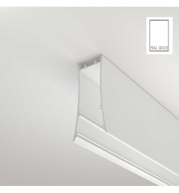 Linjär lampa LED - hängande - LOLA Vit - 0,5 m - 1m - 1,5m - 2m