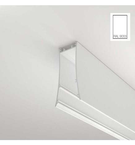 Linjär lampa LED - hängande - LOLA Vit - 0,5 m - 1m - 1,5m - 2m