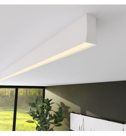 Lâmpada Linear Pendente LED - LOLA Branco - 0,5m - 1m - 1,5m - 2m