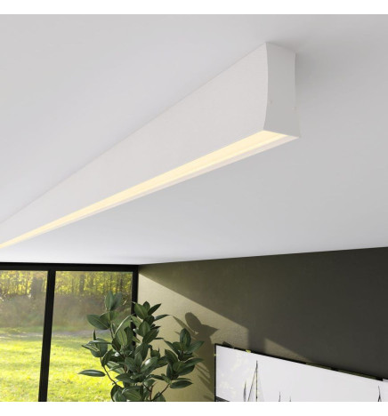 Linjär lampa LED - hängande - LOLA Vit - 0,5 m - 1m - 1,5m - 2m